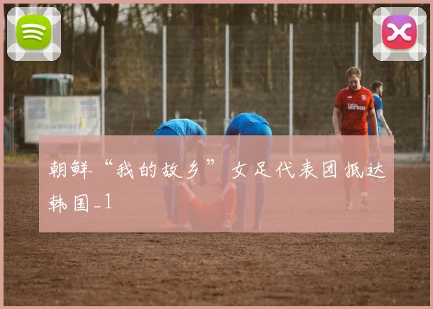 朝鲜“我的故乡”女足代表团抵达韩国_1